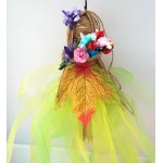 Hand Crafted Hanging Spring Flower Maiden Doll